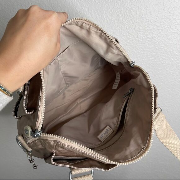 Kipling Felicity Metallic Starry Gold Shoulder Bag - Picture 4 of 7